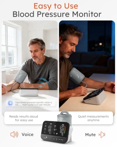 Blood Pressure Monitor FSA&HSA Eligible, Clinical Accurate, Birthday Gifts - Thumbnail 4