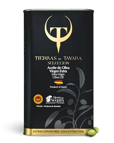 Tierras de Tavara Selection | Ultra High Polyphenol Extra Virgin Olive Oil, First Cold Pressed Spanish EVOO, Single Source, Family Owned | New Harvest December 2025 | 102 Fl Oz, 3 Liter Can - Image 1