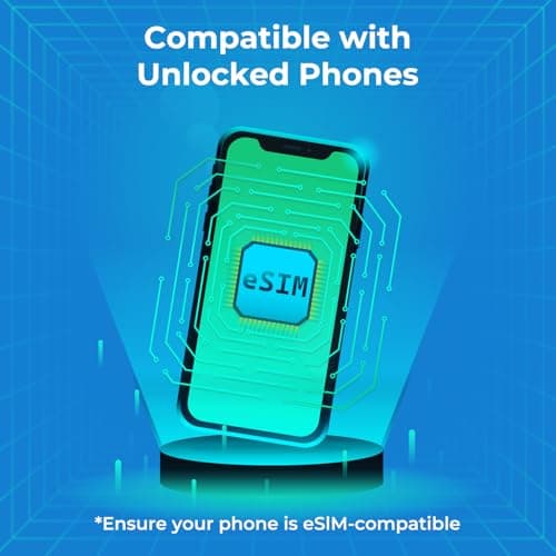 eSIM USA for 5GB 30 Days - 5G/4G High Speed Network Prepaid eSIM USA, QR Code Activation, Data ONLY, No Voice/SMS - Thumbnail 5