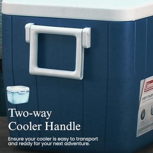 telehybrid Cooler Handle Replacement Parts for Coleman 2-Way,Ice Chest Accessories for Coleman Xtreme 2 Set,Cooler Accessories Replace Part 3000005306, R5286b120g - Thumbnail 3