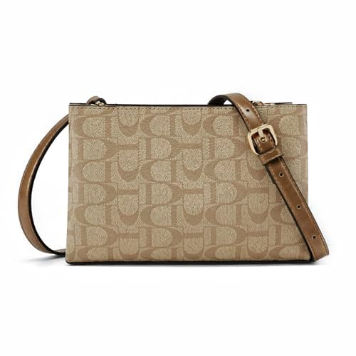 Goinsound Small Crossbody Bags for Women, Vegan Leather Crossover Purse Cell Phone Purses Rfid Shoulder Bag - Image 1