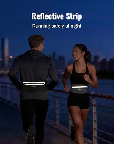 Running Belt for Women & Men-Ultra Light Slim Running Belts - Thumbnail 6