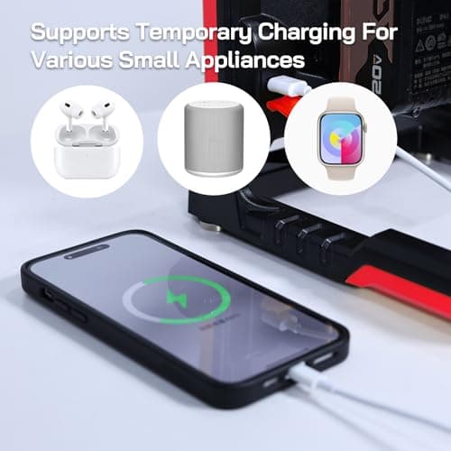 DAYATECH Cordless LED Work Light, 3500 LM, 25 W Compatible with DEWALT, Milwaukee, MAKITA 7Brands18-21V Power Tool Battery(Light Only) - Thumbnail 5