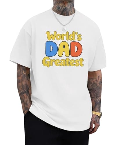 YTD Dad Graphic Tshirt, Premium Cotton Printed Oversized Casual Tees - Image 1