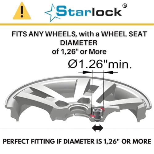 Farad H1/E Galvanized Silver Lug Nut Wheel-Locks Kit Suitable for Hyundai Nexo (M12 X 1.5 Thread Size) - Set of 4 Lug Nuts + 1 Key - Thumbnail 5