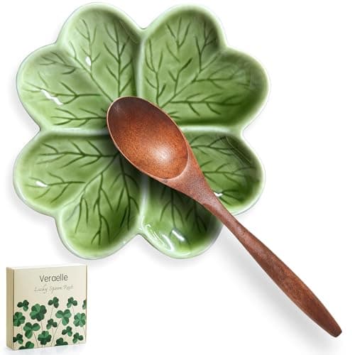 Veraelle Spoon Rest, 5.5" Spoon Rest for Stove Top, Handcrafted Spoon Rest for Kitchen Counter, Master-Designed Spoon Holder for Stove, Ceramic - Image 1