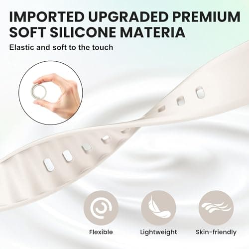 12 Pack Sport Bands Compatible with Apple Watch Band 38mm 40mm 41mm 42mm 44mm 45mm 46mm 49mm for Women Men,Soft Wristband Silicone Strap for iWatch Bands Series 11 10 9 8 7 6 5 4 3 2 1 Ultra SE - Thumbnail 3