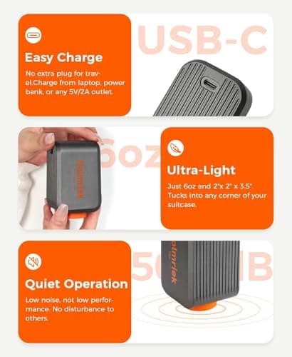 18pcs Vacuum Seal Bags for Clothing Travel, Cordless Pump, Carry-on Size Compression Packing Bags, 4000Pa Suction & 2000mAh Battery, Vacuum Storage Bags for Clothes, Luggage, Suitcase, Space Saver - Thumbnail 5