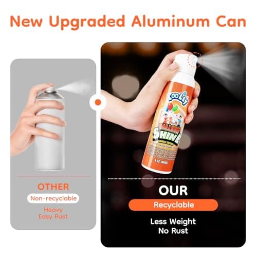 LOOLEY Child-Lock Balloon Shine Spray, 6 fl.oz Long-Lasting High Gloss Spray for Latex Balloons, No-Wipe, Waterproof and Fragrance-Free Formula, Perfect for Outdoor Balloon Party and Event Decor - Thumbnail 5