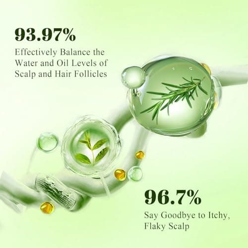 SKUPHI Rosemary Amino Acid Shampoo, Biotin Hair Growth Shampoo for Women and Men Hair Loss - Thumbnail 5