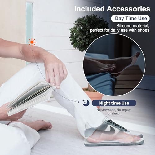 Kutain Upgraded Bunion Corrector for Women and Men, Orthopedic Bunions Correction with Non Slip Big Toe Straightener, Adjustable Bunion Splint Suitable for Left/Right Feet Pain Relief (1PCS) - Thumbnail 6