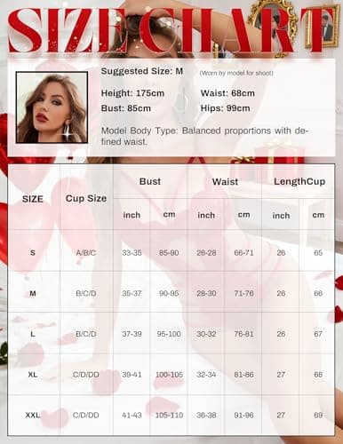 Tidouk Sexy Lingerie for Women One Piece Lace Bodysuit Teddy V Neck Cut Out Lingerie(Burgundy,Large) - Thumbnail 5