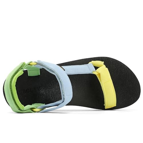 Muboliy Women's Sandals Casual Summer Water Sandals with Arch Support Yoga Mat Insole Outdoor Wadable Sandals - Thumbnail 4