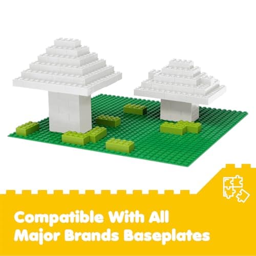 Lekebaby Classic Building Bricks, 100 Piece 2x4 Building Blocks STEM Creative Building Toys Compatible with All Major Brands, Educational Toy for Boys Girls 6 Years Old and Up(2x4 White) - Thumbnail 5