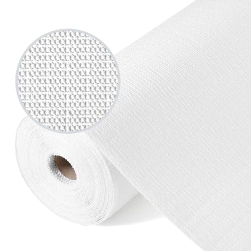StaHom Drawer Liner, Shelf Liners for Kitchen Cabinet Waterproof & Oil-Proof Cupboard Liner Non-Slip Drawer Mat PVC Material Non Adhesive Kitchen Liner for Countertop White 17.5 x 78.7 - Image 1