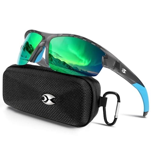 suoso Polarized Sports Sunglasses for Men: Women UV Protection Wrap Around Sun Glasses for Golf Fishing Cycling Running - Image 1