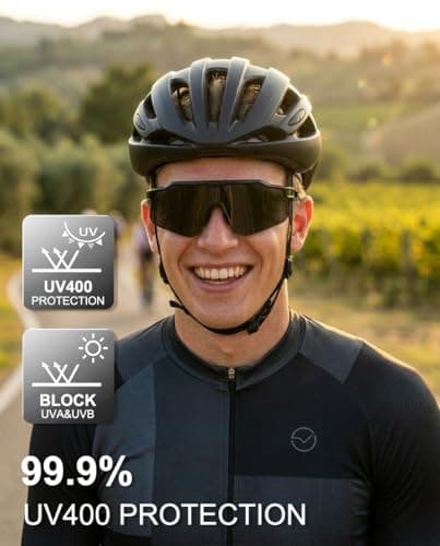 OULAIQI Polarized Lightweight Sports Sunglasses – UV400 Protection, Unisex for Cycling,Fishing,Running, Baseball,Outdoor - Thumbnail 4