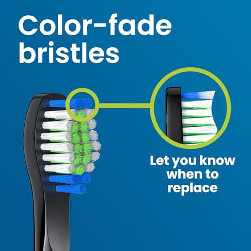 Harobey Replacement Toothbrush Heads 10 Pack Compatible with Bitvae Daily D2 Rechargeable Toothbrush, for D2 Toothbrush Heads Refills, Black - Thumbnail 5