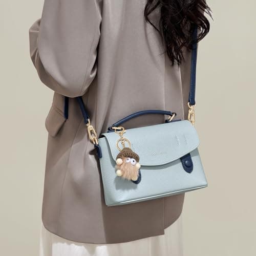 CinvaiKrose Crossbody Bags For Women, Leather Handbags For Women, For Two Carrying Styles With Charms - Thumbnail 2