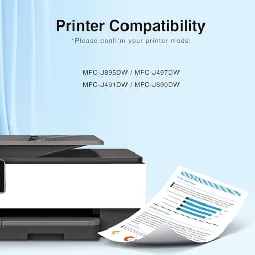 LC3013 Ink Cartridges BK/C/M/Y 10-Pack High Yield Replacement for Brother LC3013 Ink Cartridges Work with Brother MFC-J497DW MFC-J491DW MFC-J690DW MFC-J895DW Printer,LC3011 Ink cartridges BK/C/M/Y - Thumbnail 2
