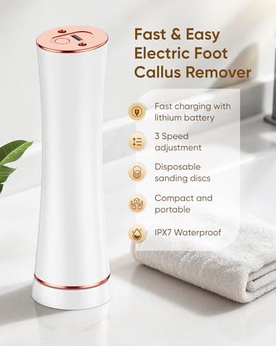 Imcamity Electric Foot Callus Remover Rechargeable Foot File for Dead Skin - Thumbnail 3