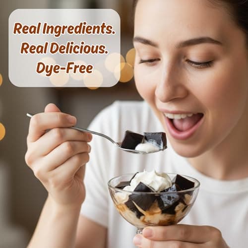 HeySweet Brown Sugar Konjac Jelly Variety Pack | Coffee, Lychee, Green Tea, Cranberry Chia Seed | Vegan, Halal, Gluten-Free, Dye-Free | 8 Counts (makes 40+oz) - Thumbnail 5