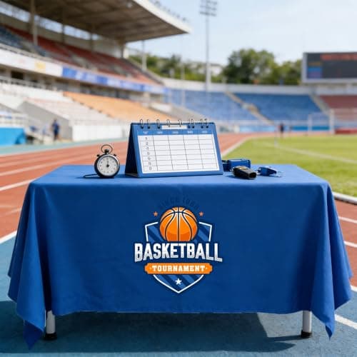 YOUYINYOU Personalized Custom Table Cloth with Logo Image Text 4/5/6/8/10FT for Business Tradeshow Events Company School Shop Welfare Organization Other Important Events (60 x 30（5FT）) - Thumbnail 6