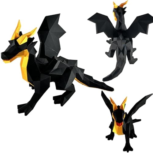 3D Magnetic Puzzle,Magnetic Animal Puzzle Toys for Adult,Dragon Model Collectible Novelty Desk Decor Toy - Thumbnail 2