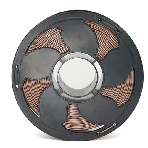 Brown Metal Like PETG Filament 1.75mm High Intensity 3D Printer Filament, 1kg (2.2lbs) Spool Toughness Enhanced Metallic PETG 3D Printing Filament Beginner Friendly - Thumbnail 3