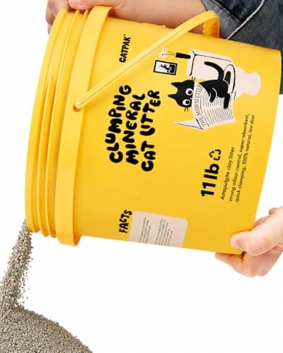 CATPAK Clumping Cat Litter - 100% Natural Attapulgite Clay, Ultra-Low Dust (0.35%), Lock & Dry Technology for a Fresh Home, Fast Clumping & High Absorbency, Eco-Friendly, 6.62 LB(4.5, Kilograms) - Thumbnail 3