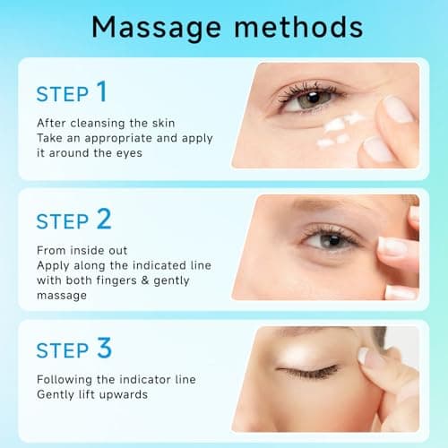 Retinol Eye Cream - Eye Cream for Dark Circles, Puffiness, Anti Aging, with Peptides, Caffeine, Hyaluronic Acid, Reduces Bags, Dark Circles Under Eye Treatment, Smooths Wrinkles & Fine Lines, 1 fl. oz - Thumbnail 6