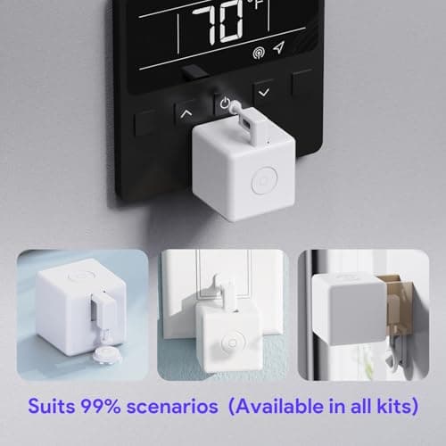 ORYZIC Fingerbot Plus (Bluetooth) Smart Button Pusher – No-Wire Smart Switch with App, Timer & Touch Control, Alexa & Google Home Compatible with ORYZIC Tuya Bluetooth Hub, Rechargeable - Thumbnail 4