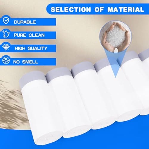 120 Pack Automatic Litter Box Liners, Compatible with SCOOPER YOUNG & SCOOPER LUXURY PRO & Litter Robot 4/3 Self-Cleaning Litter Boxes, Drawstring Cat Litter Bags (Not for SCOOPER SE) - Thumbnail 6