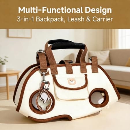 Dog Lift Harness for Small Dogs, Hands-Free Multi-Way Carrying, Full-Body Support for Senior/Injured Pets, Breathable Skin-Friendly Material, Potty-Friendly Open-Leg Design, Adjustable Secure Fit - Thumbnail 4