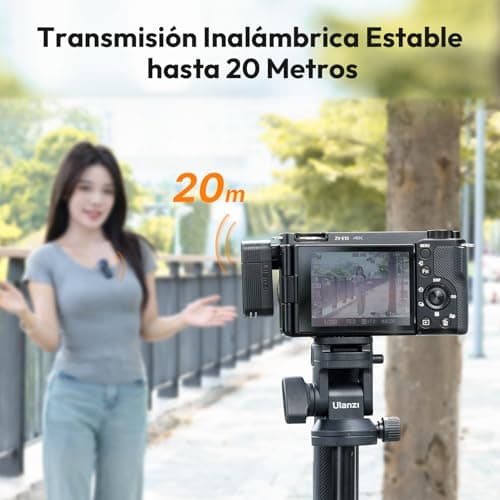 ULANZI A100 Wireless Lavalier Microphone Lapel Mic for Camera and Phone w USB C/3.5mm/Plug, 32KHz 16Bit, Noise Cancellation, 13.5-Hour Battery, Clip on Microphone for Video Podcast Vlog YouTube - Thumbnail 5