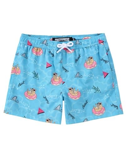 CoozySphere Boys Swimming Trunks with Mesh Liner Toddler Stretch Swim Shorts Summer Bathing Suits 2T - Image 1