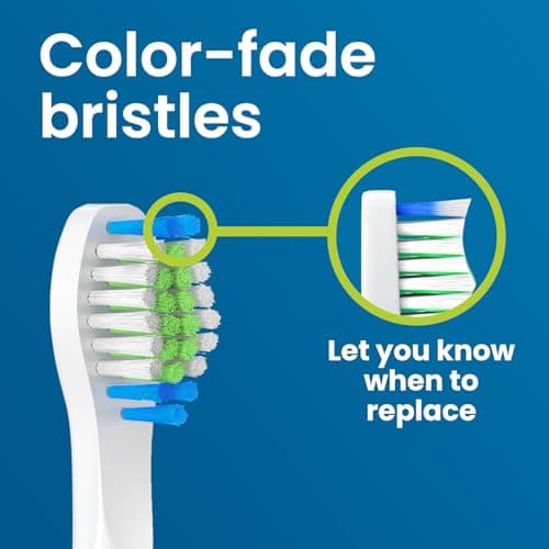 Harobey Replacement Toothbrush Heads 10 Pack Compatible with Bitvae Daily D2 Rechargeable Toothbrush, for D2 Toothbrush Heads Refills, White - Thumbnail 5