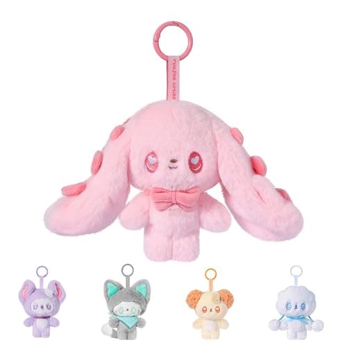 POP JOY Plush Blind Box Cloobi Series Collectible Plush Keychain Toys 5.1” Soft Stuffed Figure with ID Card, Surprise Blindbox Pendant Gift (2 Random Bags) - Image 1
