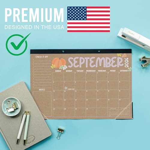 Hadley Designs Large Teacher Desk Calendar 2026-2027 - Desktop Calendar 2026, 18-Month Desk Calendars for Home, Office & Classroom, Cute Classroom Must Haves, Teacher Appreciation Gifts - Thumbnail 4