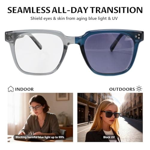 Photochromic Sunglasses Synchronized Color-Changing Frames and Lenses - Thumbnail 3