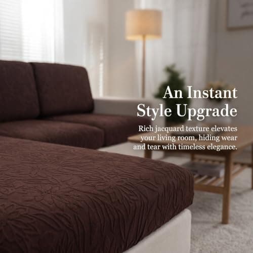 UWWGKK Modular Sofa Cover Sectional Couch Slipcovers for Dogs Pet Friendly - Thumbnail 2
