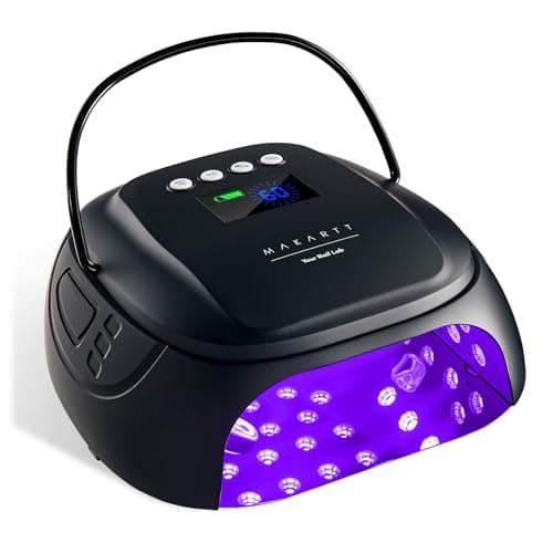 Makartt Professional UV Nail Light with Handle 30W Rechargeable Nail Dryer