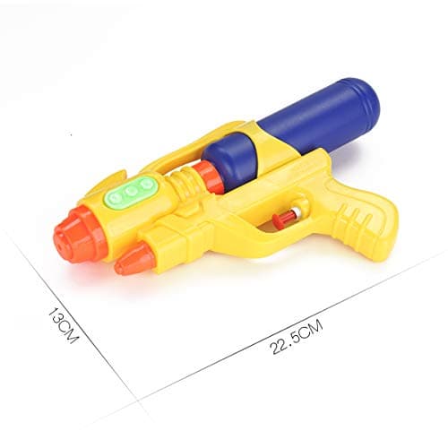 Fun-Here Water Guns 9 Inch 6 Packs for Kids Adults Multicolor Squirt Gun in Party Pool Bath Favors Indoor Outdoor Funy Summer Toy (Pack of 6) (9 Inch) - Thumbnail 2