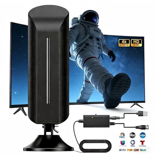 2026 TV Antenna Indoor Antenna for Smart TV for Long Range Reception and All Smart TVs HD Digital Antenna with Amplifier Signal Booster for Local Channels Supports 4K 1080p - Image 1