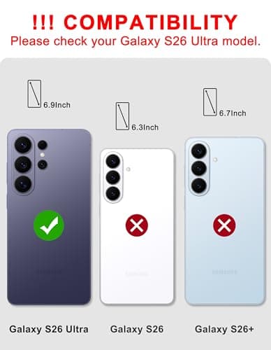 Aitipy Compatible with MagSafe Polka Dot Phone Case for Samsung Galaxy S26 Ultra, Cute Aesthetic Polka Dot Magnetic Soft TPU and Hard PC Protective Phone Cover for Women Girls - White - Thumbnail 2