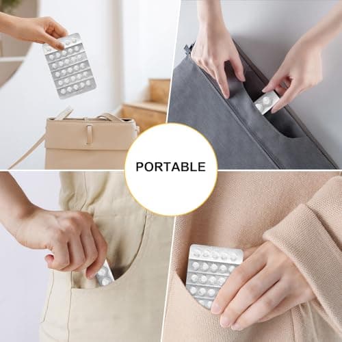 ACSKD 180PCS Braces Wax,Orthodontic Wax with Individual Packaging,Dental Waxs for Brace Travel Home Office,Strawberry - Thumbnail 6