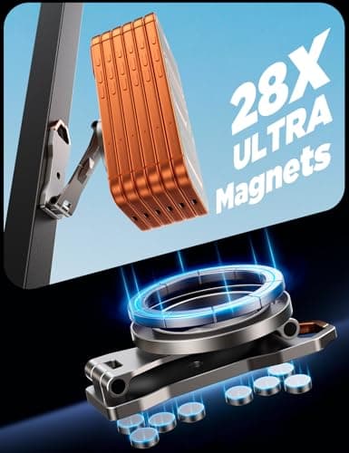 Chfeila Men Golf Gifts for Fathers Day Alloy Magnetic Golf Cart Phone Holder for iPhone [Ultra Magnet] Dad Gifts for Fathers Day,Birthday Gift for Men Husband Him Boyfriend Grandpa from Daughter Wife - Thumbnail 2