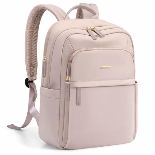 GOLF QUALITY Travel Backpack for Women Personal Carry On Bag Business Weekender Hiking Multilayer Laptop Bag,16 Inch,Pink - Image 1