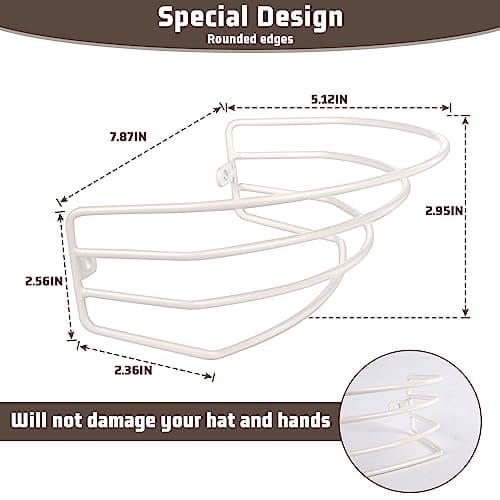 Fikoksol Hat Rack for Baseball Cap, Wall Mounted & Adhesive Hat Storage - Thumbnail 3