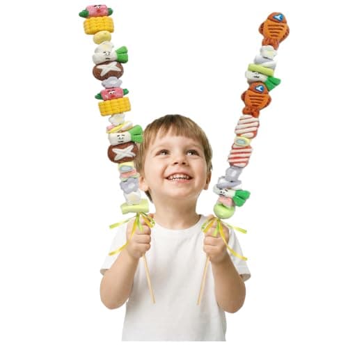Oricandy 90cm Extra Long Jumbo Roasting Marshmallow Skewers – 1 lb Individually Wrapped Marshmallows, Fun Easter Candy for Parties Valentines Candy - Image 1